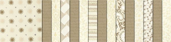 Produktbild: URSUS Spezialpapiere Indian Colours, beige, 13,7 x 13,7 cm, 10 Blatt