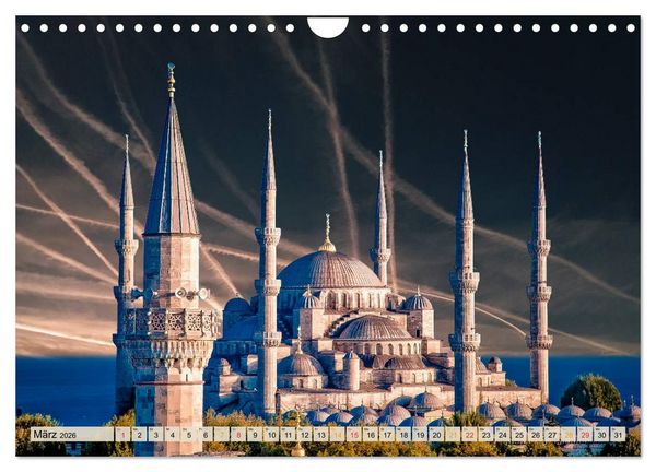 Produktbild: Die 12 meistbesuchten St&auml;dte in Europa (Wandkalender 2026 DIN A4 quer), CALVENDO Monatskalender