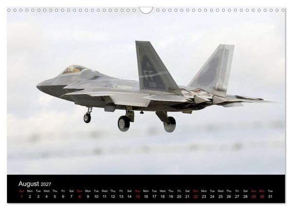 Produktbild: Lockheed Martin F-22A Raptor (Wall Calendar 2027 DIN A3 landscape), CALVENDO 12 Month Wall Calendar
