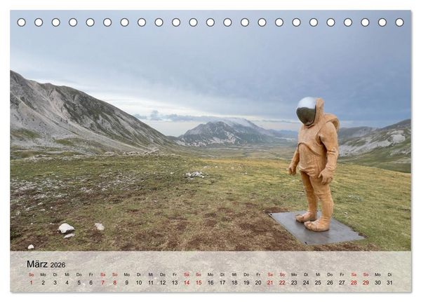 Produktbild: Abruzzen - wild und romantisch (Tischkalender 2026 DIN A5 quer), CALVENDO Monatskalender