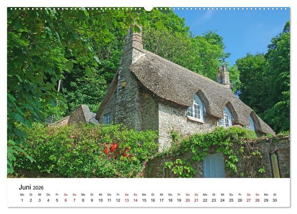 Produktbild: Cornwall und Wales (Wandkalender 2026 DIN A2 quer), CALVENDO Monatskalender