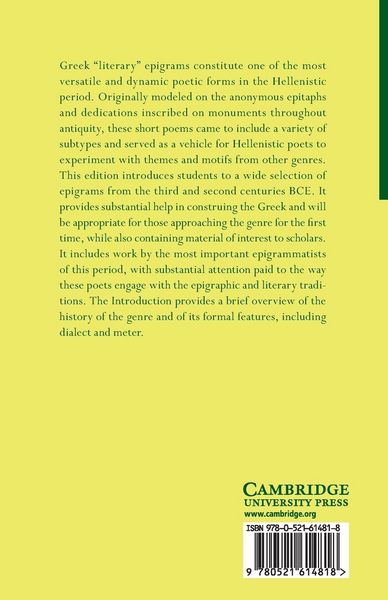 Produktbild: Hellenistic Epigrams