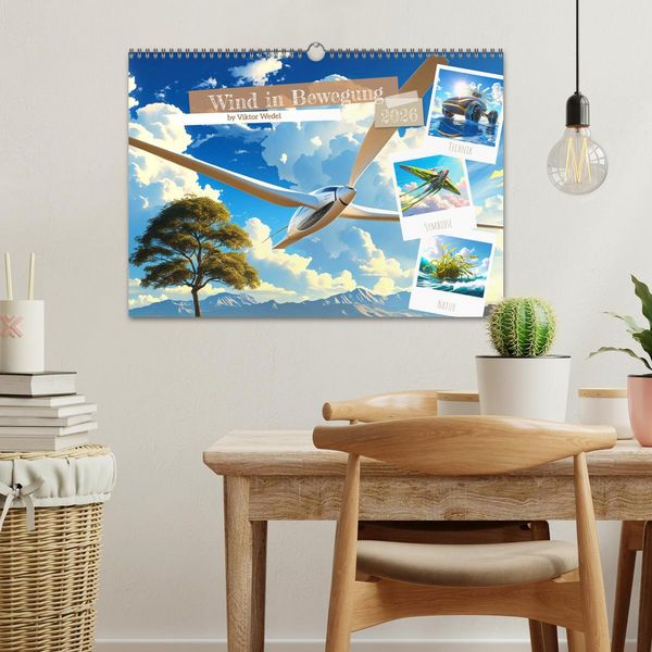 Produktbild: Wind in Bewegung (Wandkalender 2026 DIN A3 quer), CALVENDO Monatskalender