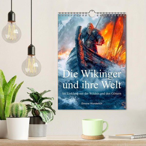 Produktbild: Die Wikinger und ihre Welt - Im Einklang mit der Wildnis und den G&ouml;ttern (Wandkalender 2026 DIN A4 hoch), CALVENDO Monatskalender