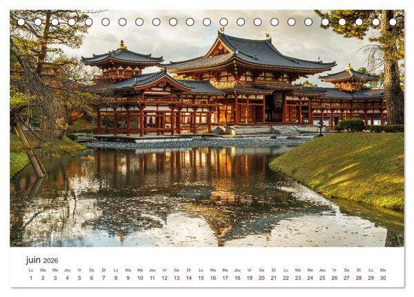 Produktbild: Jardiner au Japon (Calendrier de bureau 2026 DIN A5 vertical), CALVENDO calendrier mensuel