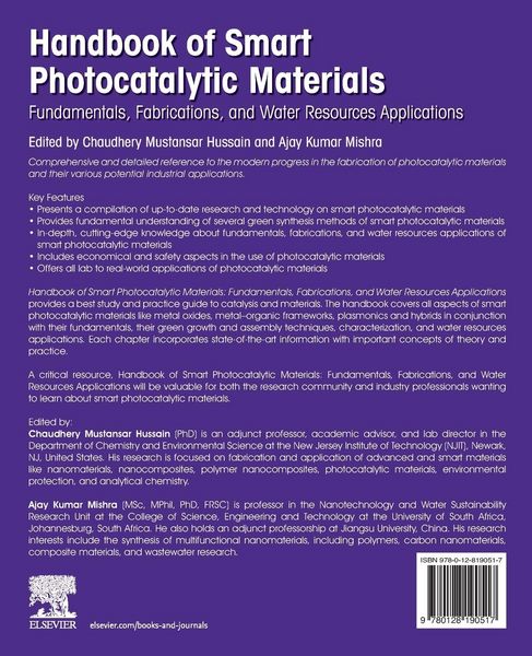 Produktbild: Handbook of Smart Photocatalytic Materials