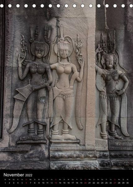 Produktbild: Kambodscha - K&ouml;nigreich der Tempel (Tischkalender 2022 DIN A5 hoch)