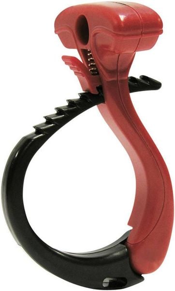 Produktbild: Kopp 372901008 Kabeltragehilfe 372901008 B&uuml;ndel-&Oslash;-Bereich 31 bis 43 mm Schwarz, Rot 1 St.