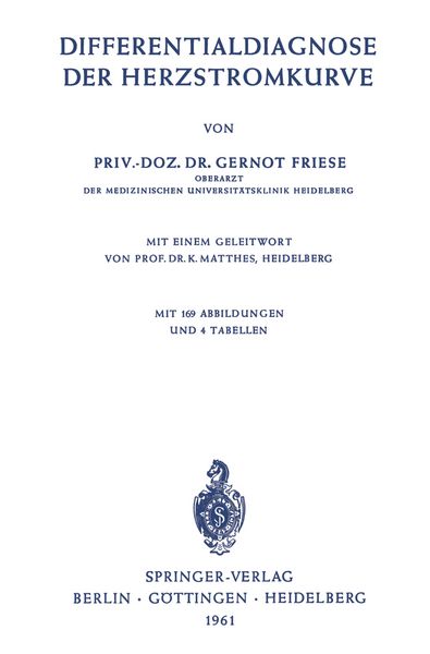 Produktbild: Differentialdiagnose der Herzstromkurve