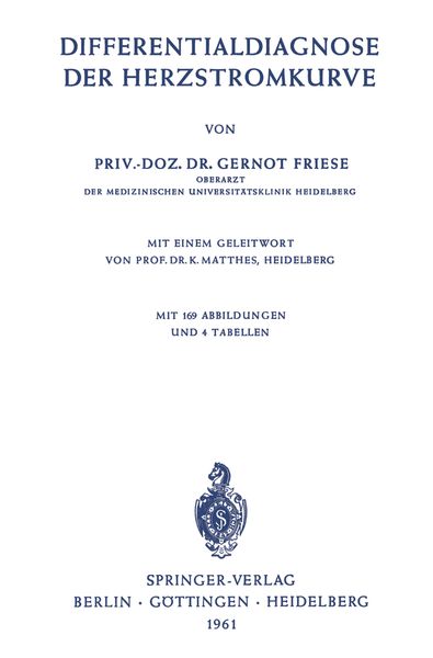 Produktbild: Differentialdiagnose der Herzstromkurve