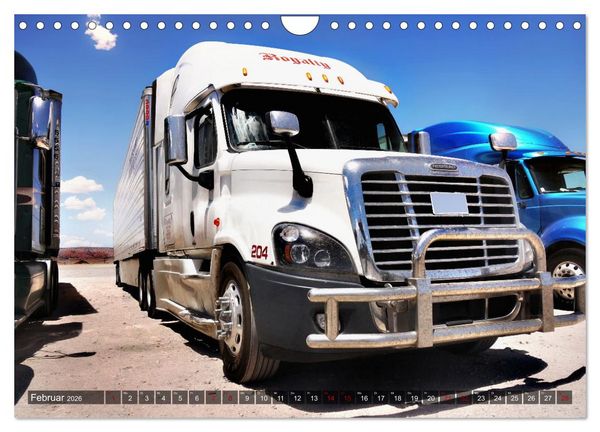 Produktbild: Amerikanische Lastwagen - Trucks (Wandkalender 2026 DIN A4 quer), CALVENDO Monatskalender
