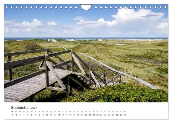 Produktbild: Amrum: Natur und Freiheit (Wandkalender 2027 DIN A4 quer), CALVENDO Monatskalender
