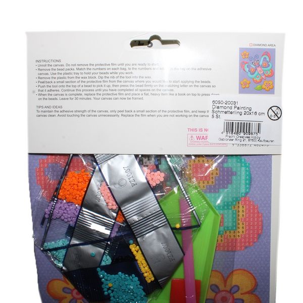 Produktbild: Diamond Painting Schmetterling 20x16cm