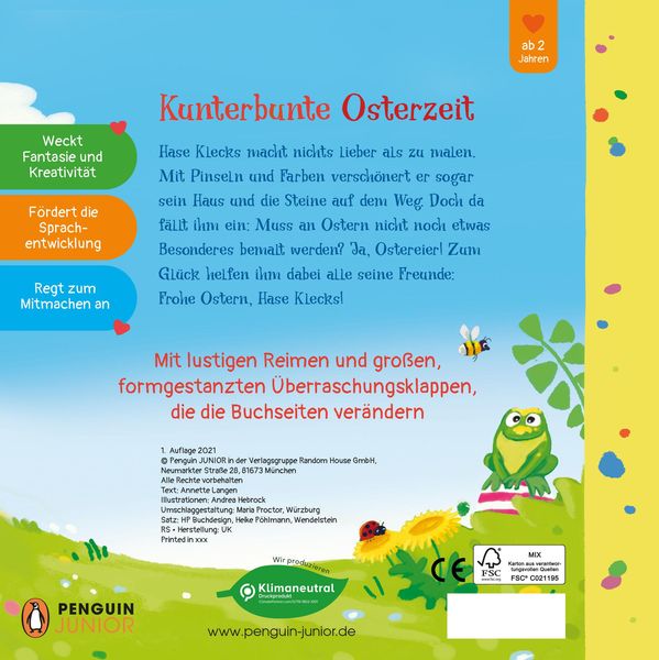 Produktbild: Frohe Ostern, Hase Klecks!