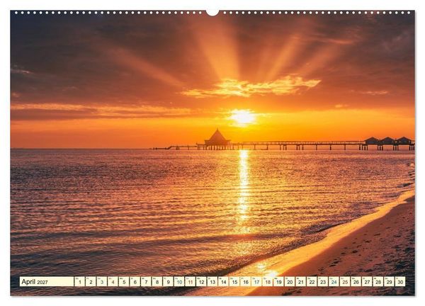 Produktbild: Usedom - Deutscher Inseltraum (hochwertiger Premium Wandkalender 2027 DIN A2 quer), Kunstdruck in Hochglanz