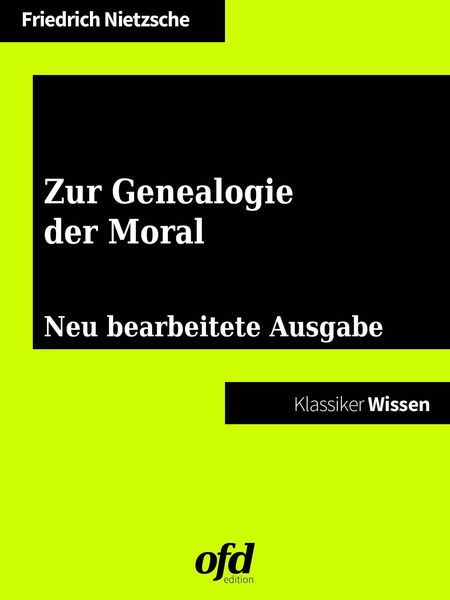 Produktbild: Zur Genealogie der Moral