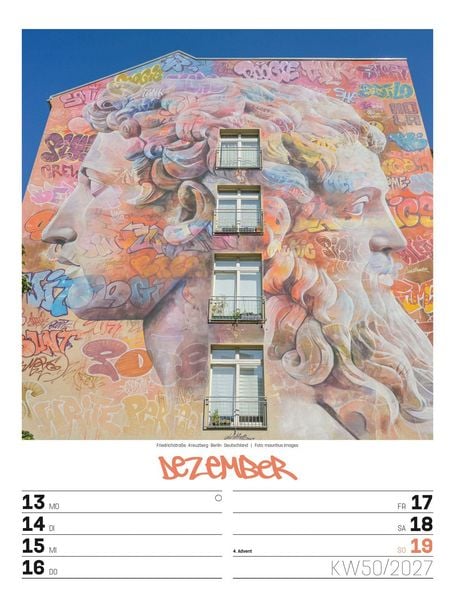 Produktbild: Street Art Wochenplaner Kalender 2027