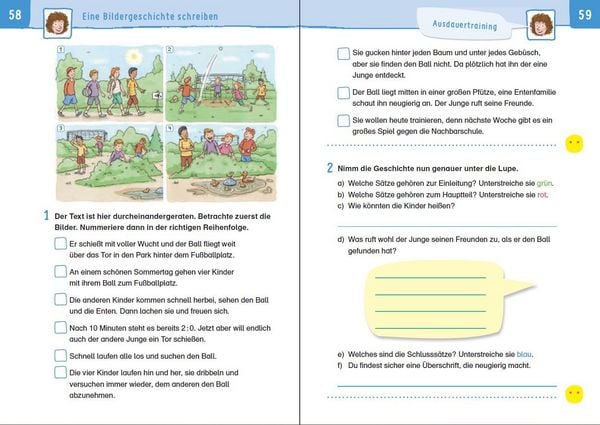 Produktbild: &Uuml;bungsheft - Aufsatz 3.Klasse