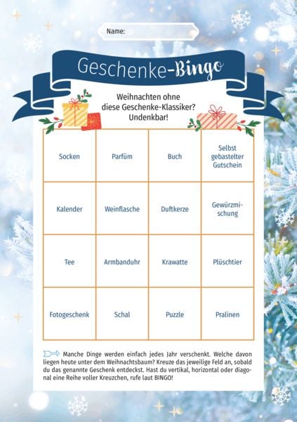 Produktbild: Weihnachts-Bingo
