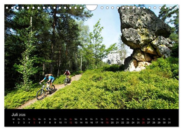 Produktbild: Mountainbike Abenteuer Deutschland (Wandkalender 2026 DIN A4 quer), CALVENDO Monatskalender