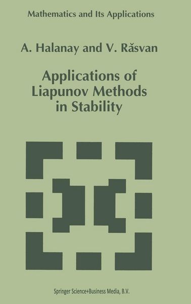 Produktbild: Applications of Liapunov Methods in Stability