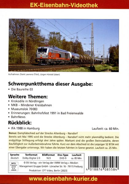 Produktbild: Eisenbahn Video-Kurier 158