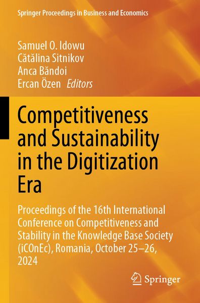 Produktbild: Competitiveness and Sustainability in the Digitization Era