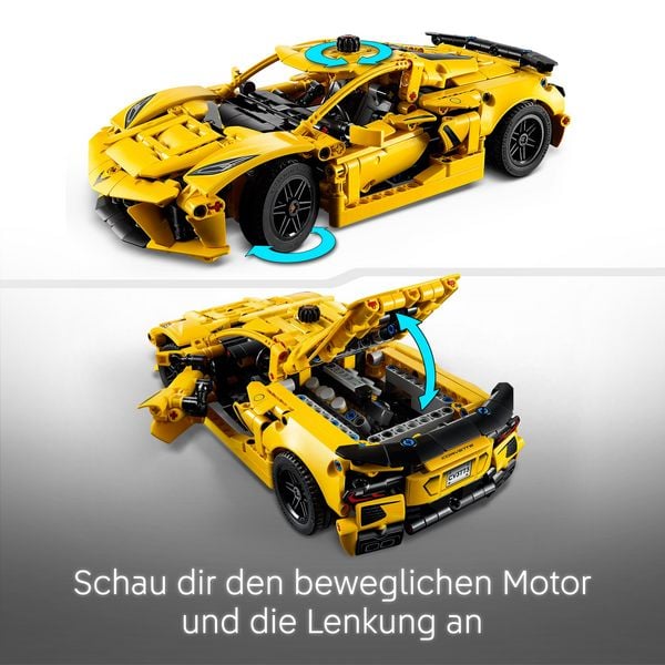 Produktbild: LEGO Technic Chevrolet Corvette Stingray - Spielzeug Sportwagen 42205