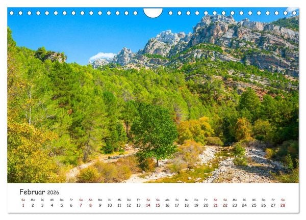 Produktbild: Andalusien - Wei&szlig;e D&ouml;rfer und wilde Natur (Wandkalender 2026 DIN A4 quer), CALVENDO Monatskalender
