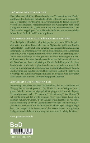 Produktbild: St&ouml;rung der Totenruhe