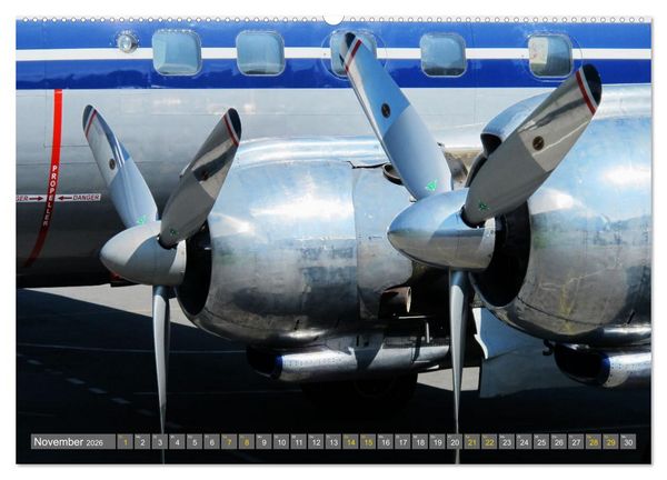 Produktbild: Lockheed Super Constellation HB-RSC (hochwertiger Premium Wandkalender 2026 DIN A2 quer), Kunstdruck in Hochglanz