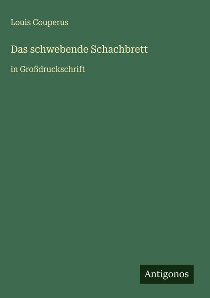 Produktbild: Das schwebende Schachbrett
