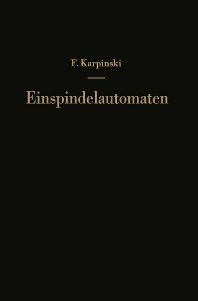Produktbild: Einspindelautomaten