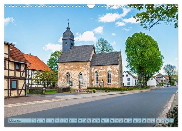 Produktbild: Die Obere Weser - Von Hannoversch M&uuml;nden bis Bad Karlshafen (Wandkalender 2027 DIN A3 quer), CALVENDO Monatskalender