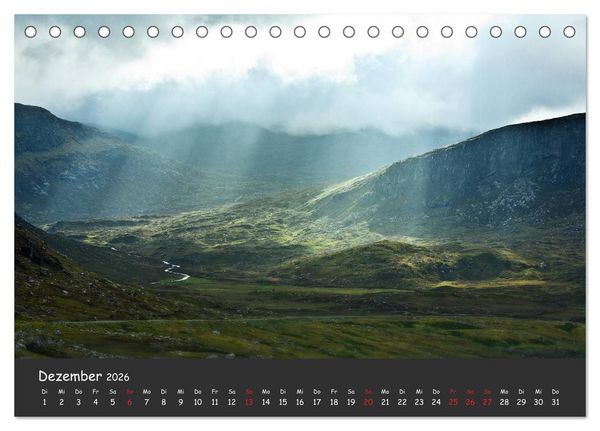 Produktbild: Schottland - grandiose Landschaften im Westen (Tischkalender 2026 DIN A5 quer), CALVENDO Monatskalender