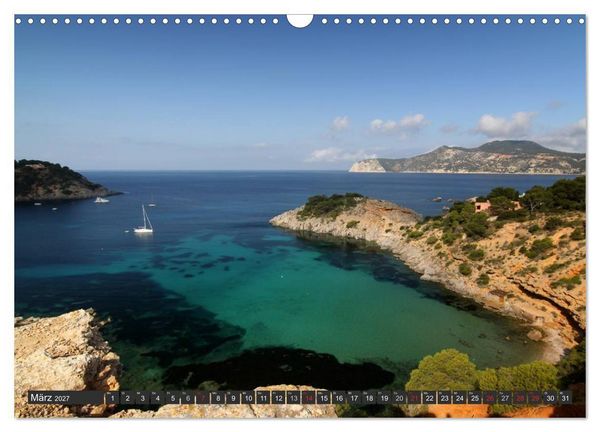 Produktbild: Ibiza - Balearen (Wandkalender 2027 DIN A3 quer), CALVENDO Monatskalender
