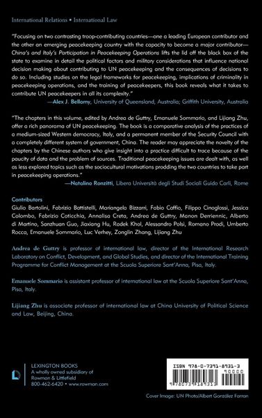 Produktbild: China's and Italy's Participation in Peacekeeping Operations