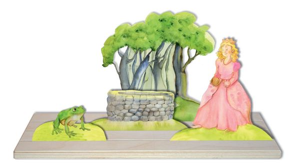 Produktbild: Der Froschk&ouml;nig. Erz&auml;hlschienen-Figurenset
