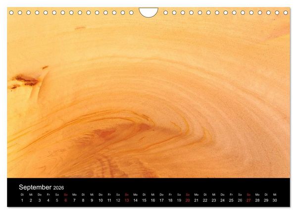Produktbild: Sand und Stein 2026 (Wandkalender 2026 DIN A4 quer), CALVENDO Monatskalender