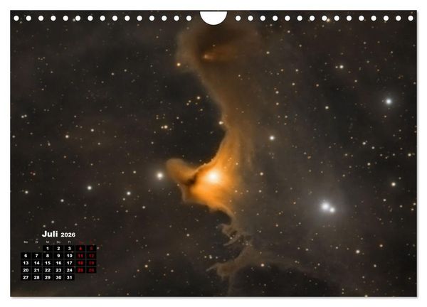 Produktbild: InfinityAstro - die Unendlichkeit im Bild - Astrofotos von Roland Schliessus (Wandkalender 2026 DIN A4 quer), CALVENDO Monatskalender