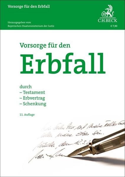 Produktbild: Vorsorge f&uuml;r den Erbfall