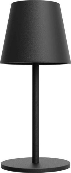 Produktbild: M-e modern-electronics LUNA-80 S 41436 Akku-Tischlampe LED LED fest eingebaut 3W Schwarz