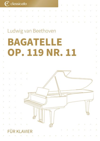 Produktbild: Bagatelle op.119Nr.11