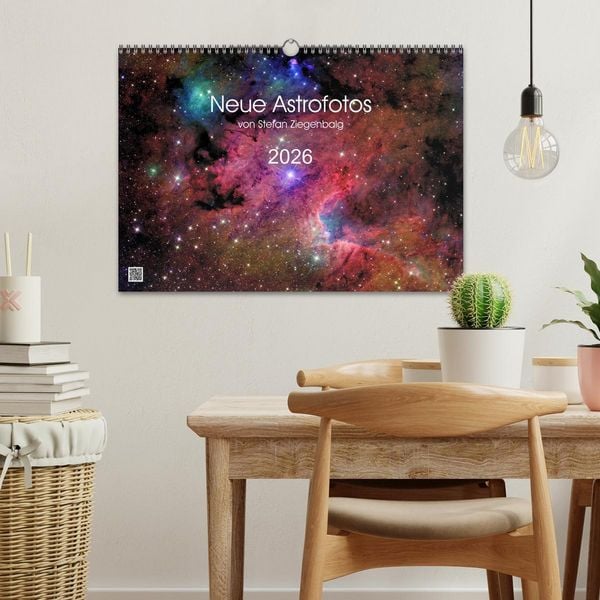 Produktbild: Neue Astrofotos von Stefan Ziegenbalg (Wandkalender 2026 DIN A3 quer), CALVENDO Monatskalender