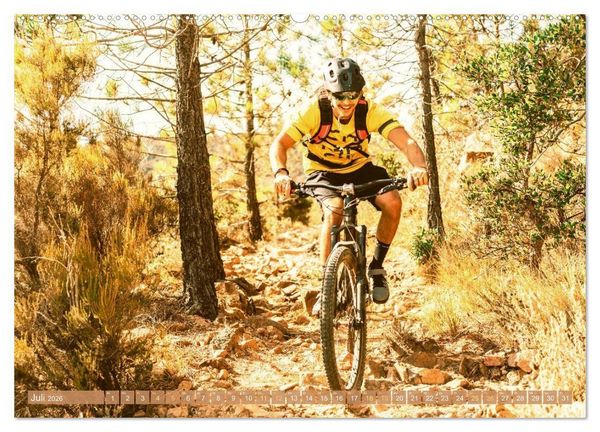 Produktbild: Mountainbike: &Uuml;ber Stock und Stein (hochwertiger Premium Wandkalender 2026 DIN A2 quer), Kunstdruck in Hochglanz