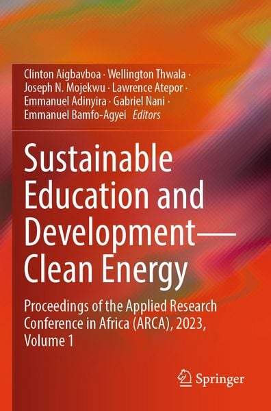 Produktbild: Sustainable Education and Development&mdash;Clean Energy