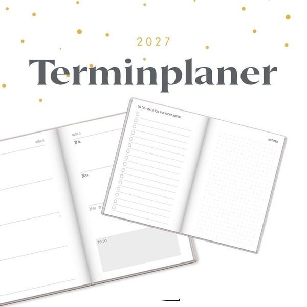 Produktbild: Terminplaner 2027 Tierisch kunstvoll
