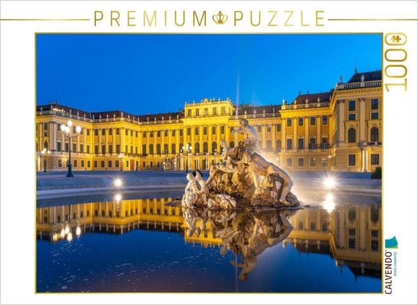 Produktbild: CALVENDO Puzzle Schlos Sch&ouml;nbrunn | 1000 Teile Lege-Gr&ouml;&szlig;e 64x48cm Foto-Puzzle f&uuml;r gl&uuml;ckliche Stunden