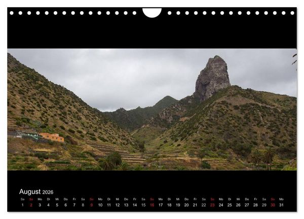 Produktbild: La Gomera - Kanarisches Naturparadies (Wandkalender 2026 DIN A4 quer), CALVENDO Monatskalender