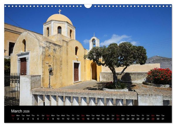 Produktbild: Churches and monasteries in Greece (Wall Calendar 2026 DIN A3 landscape), CALVENDO 12 Month Wall Calendar
